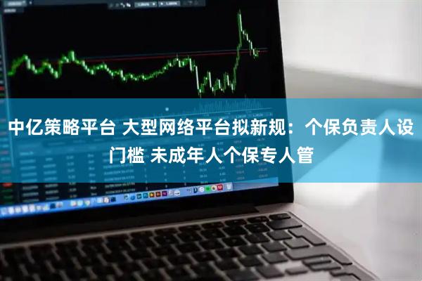 中亿策略平台 大型网络平台拟新规：个保负责人设门槛 未成年人个保专人管